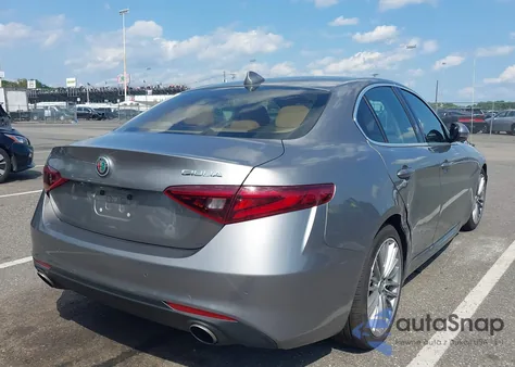 2018 Alfa Romeo Giulia Ti Lusso Rwd from USA, damaged, VIN ZARFAECN0J7565844